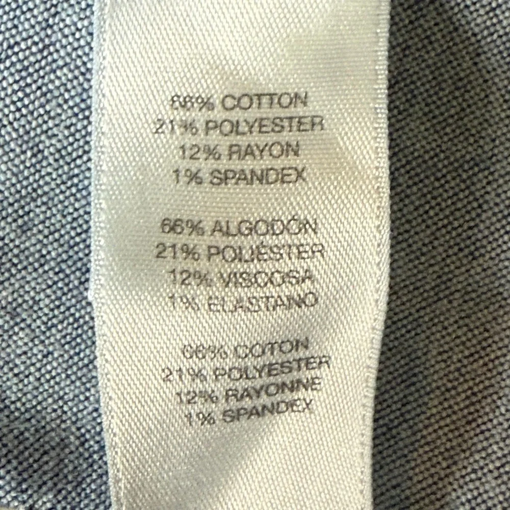 Chicos Jeans 0 Womens 8‎ Blue Platinum Cotton Stretch Denim Slim Fit Pull On